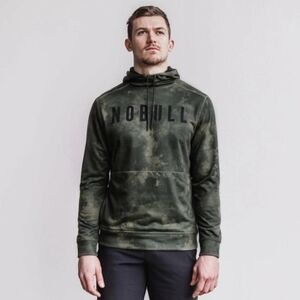 Nobull Tie-dye Camo Performance Training Hoodie Size Medium in Green